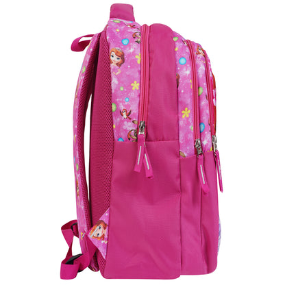 Daikon Sofia the First Girls School Backpack, Pink, 39 x 29 x 21 cm, with Side Bottle Pocket