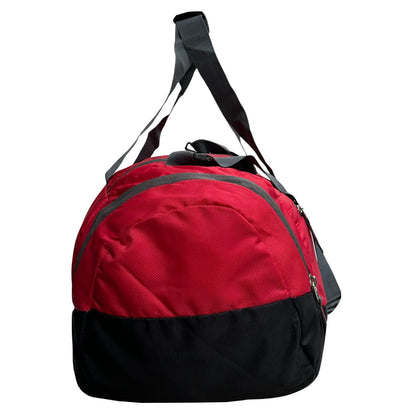 Daikon Sports Duffel Bag, 40L Capacity, Water-Resistant Polyester Red