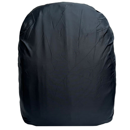 Daikon Floral Print Backpack, Navy Blue, Multi-Compartment, School and Travel Bag. With Rain Cover