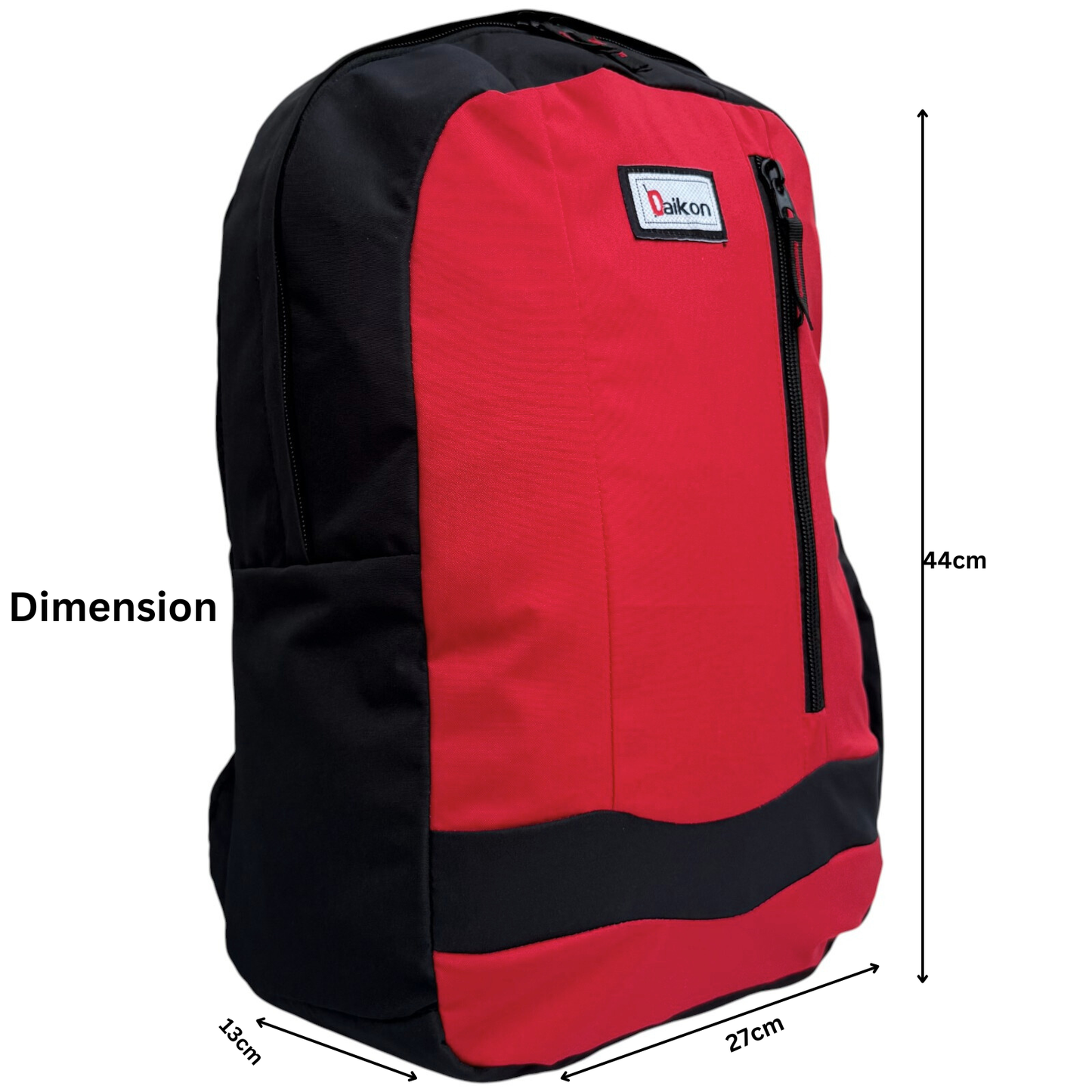 Daily use backpack,red