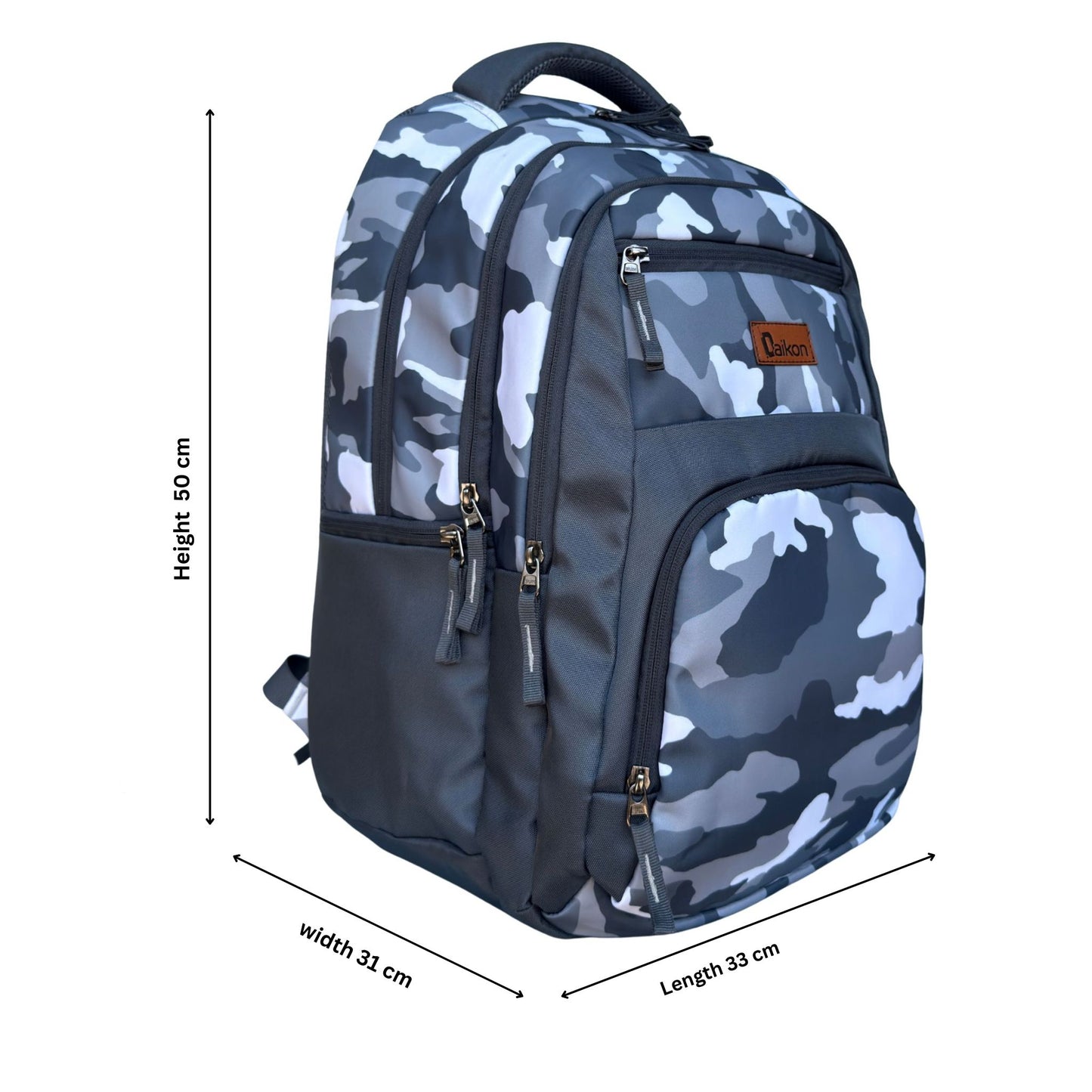 Daikon 3-PIECE COMBO SET  School Backpack Black