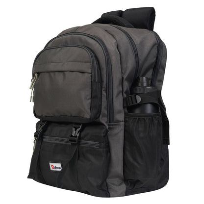 Daikon Large Backpack, Maroon and Navy Blue, Multi-Compartment, 48 x 35 x 24 cm, Travel and College Bag and School Bag