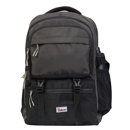 Daikon Large Backpack, Maroon and Navy Blue, Multi-Compartment, 48 x 35 x 24 cm, Travel and College Bag and School Bag