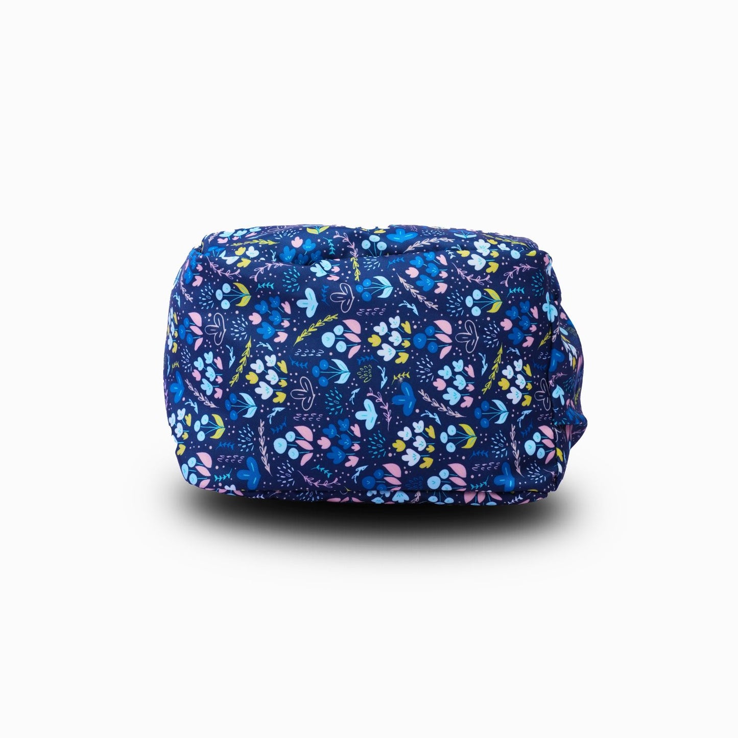 Daikon Floral Backpack with Lunch Bag Combo, Navy Blue, Multi-Compartment School Bag Set for Girls and BoysCollege Backpack for Men and Women | Rain Cover | Blue 1 Year  Warranty