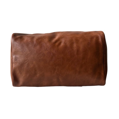 Daikon Black PU Leather Duffle Bag, Gym Bag