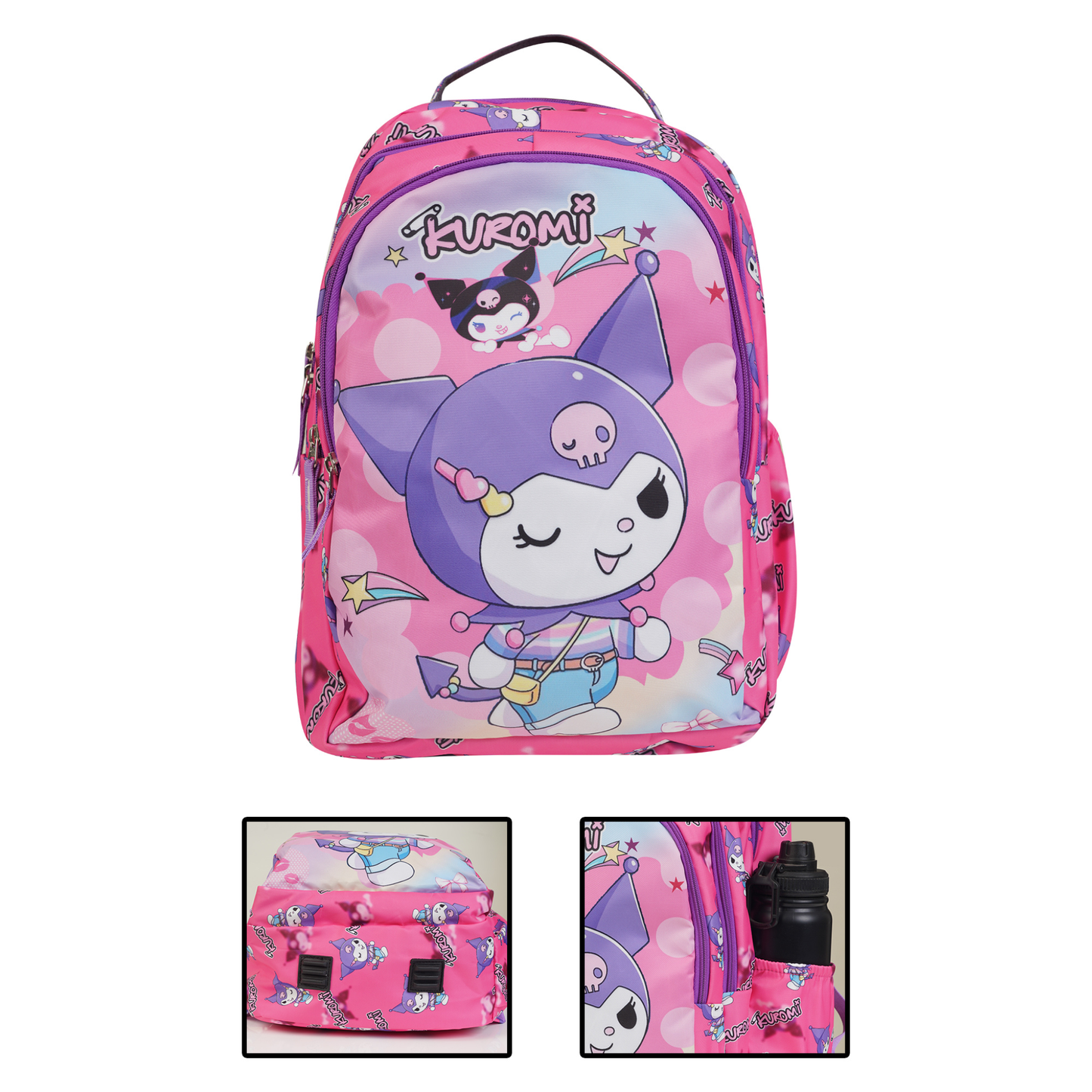 Daikon Kuromi School Backpack for Girls, LKG ,UKG And First Std