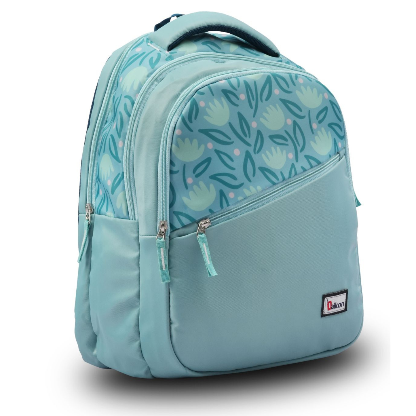 Daikon Backpack, Teal, Floral Print, 40 x 33 x 19 cm, School Bag