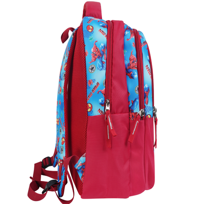 Daikon Spider-Man Kids School Backpack, Red and Blue