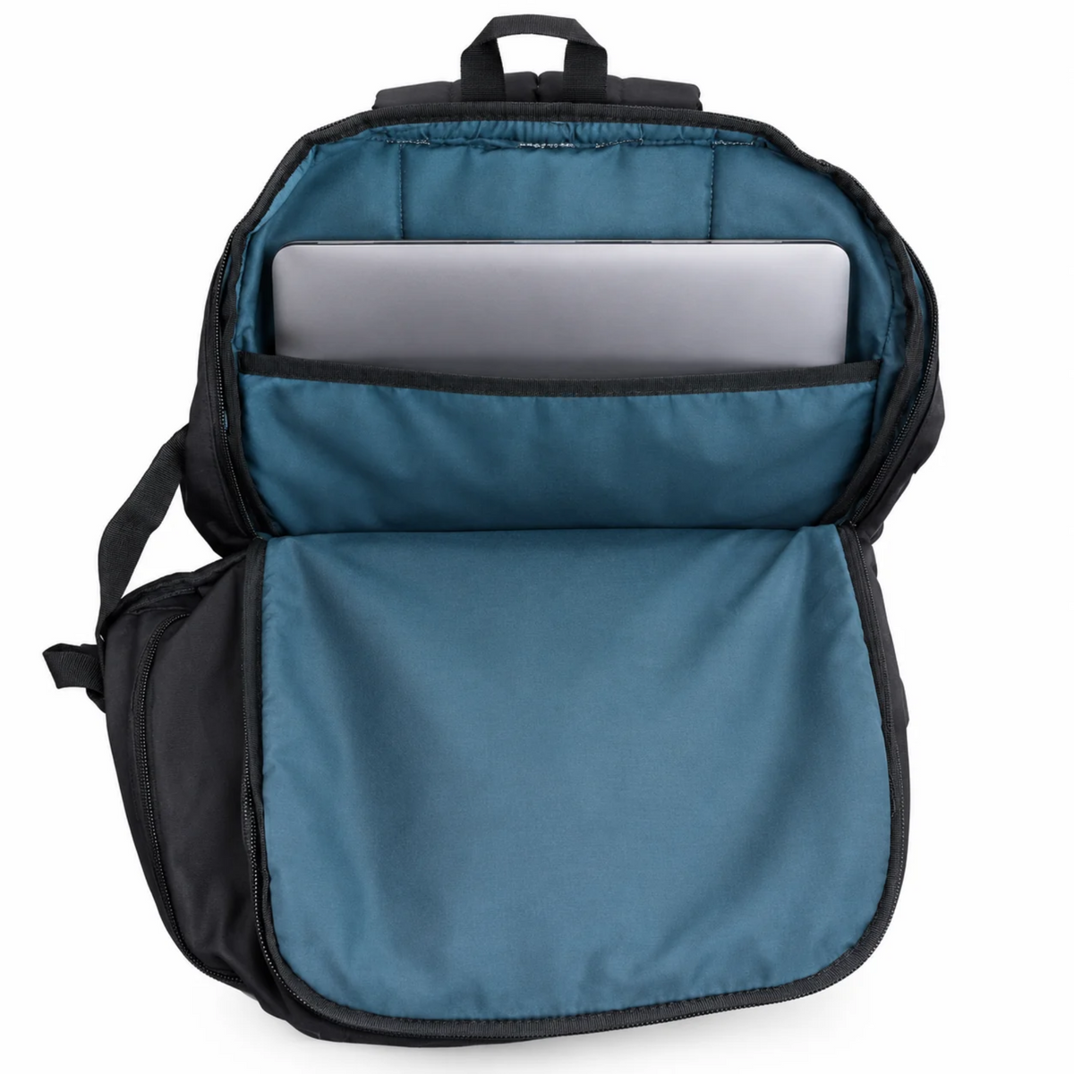 Daikon Large Backpack, Black, Multi-Compartment, 48 x 35 x 24 cm, Travel and Tekking