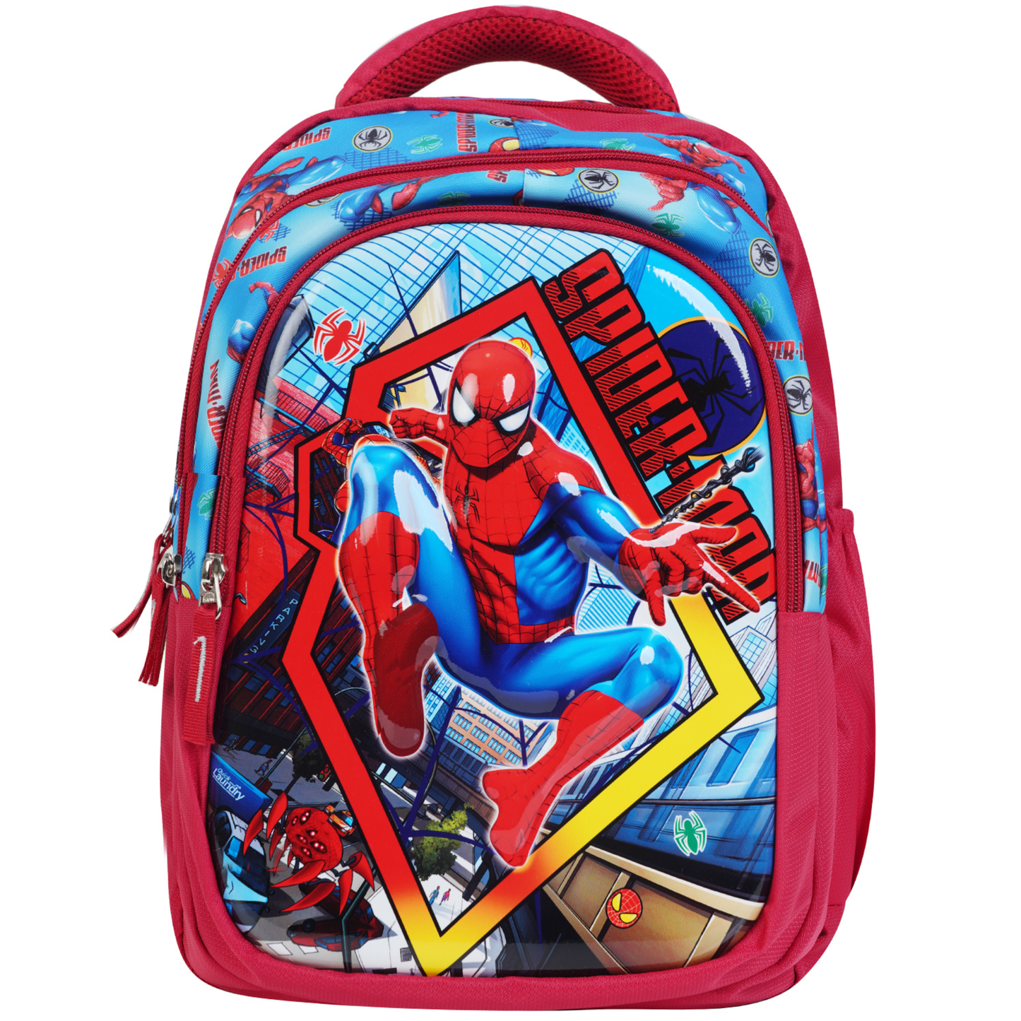 Daikon Spider-Man Kids School Backpack, Red and Blue
