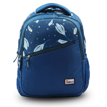 Daikon Backpack, Teal, Floral Print, 40 x 33 x 19 cm, School Bag