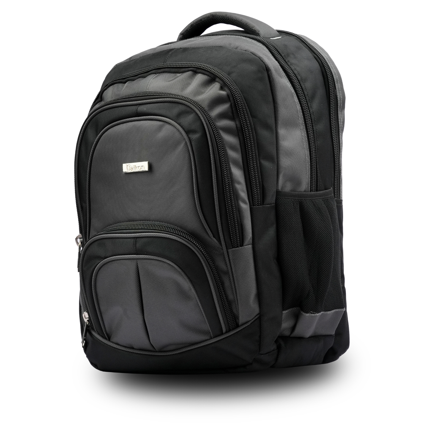 Daikon Large Laptop Backpack, Black,Grey