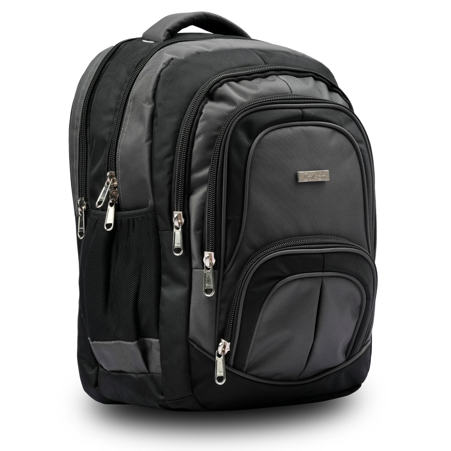 Daikon Large Laptop Backpack, Black,Grey