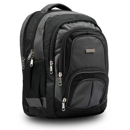 Daikon Large Laptop Backpack, Black,Grey
