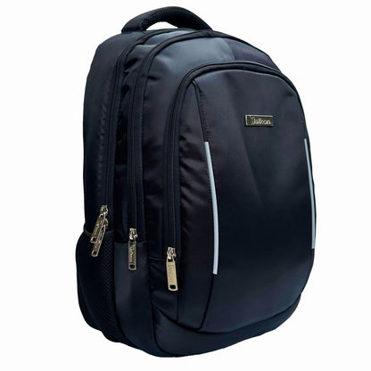 Daikon Polo  Laptop Backpack, Black, 15 Inch, 18x12x12 Inches, Multi-Compartment, laptop backpack for office & Travel Bag