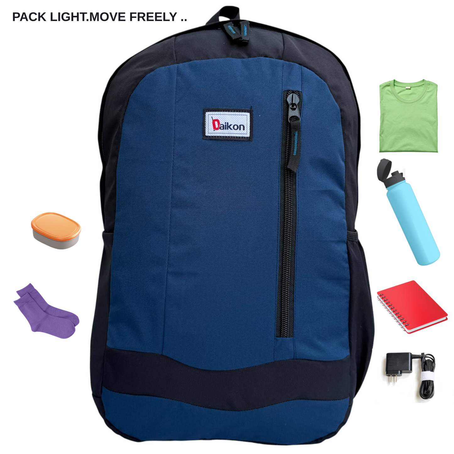 Daily Use Backpack Navy Blue