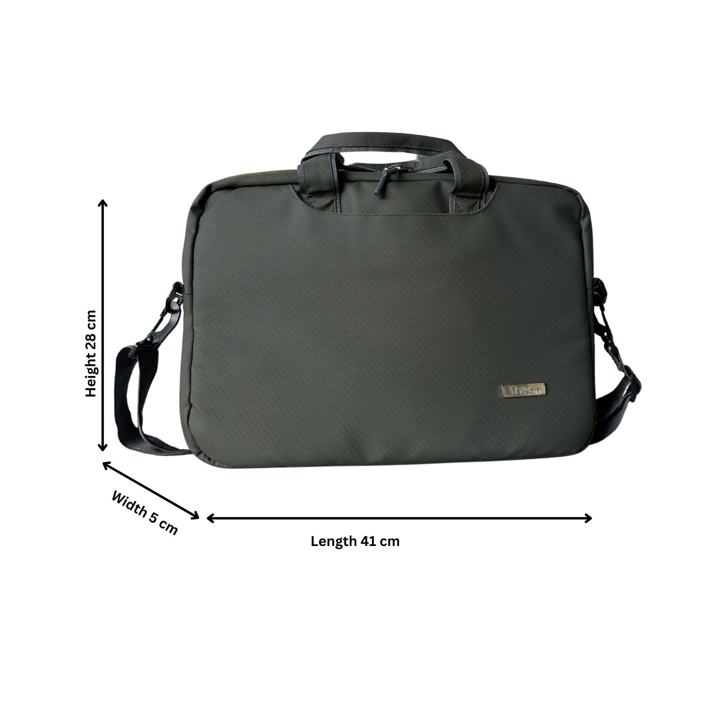 Daikon Laptop Bag with Shoulder Strap, Large Briefcase