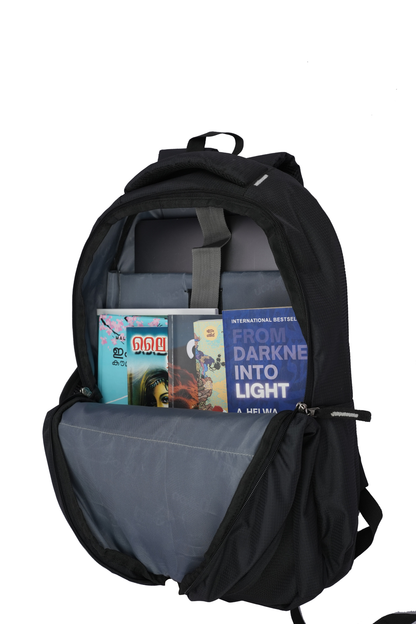 Daikon Armor 35L Black Backpack for Compatible Laptop Size 15.6. Travel,  & Office Use