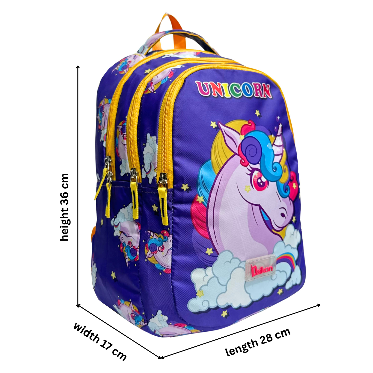 Daikon Unicorn &Princess School Backpack for Girls,14 inch height
