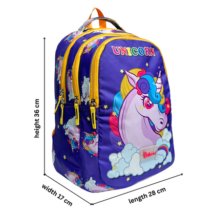 Daikon Unicorn &Princess School Backpack for Girls,14 inch height